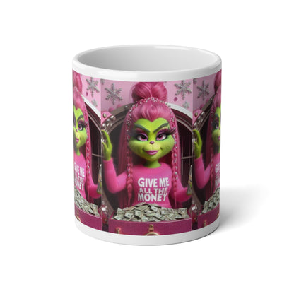 Ms. Grinch Jumbo Mug, 20oz