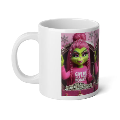 Ms. Grinch Jumbo Mug, 20oz