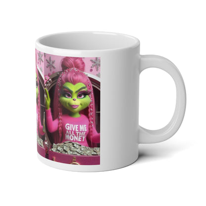 Ms. Grinch Jumbo Mug, 20oz