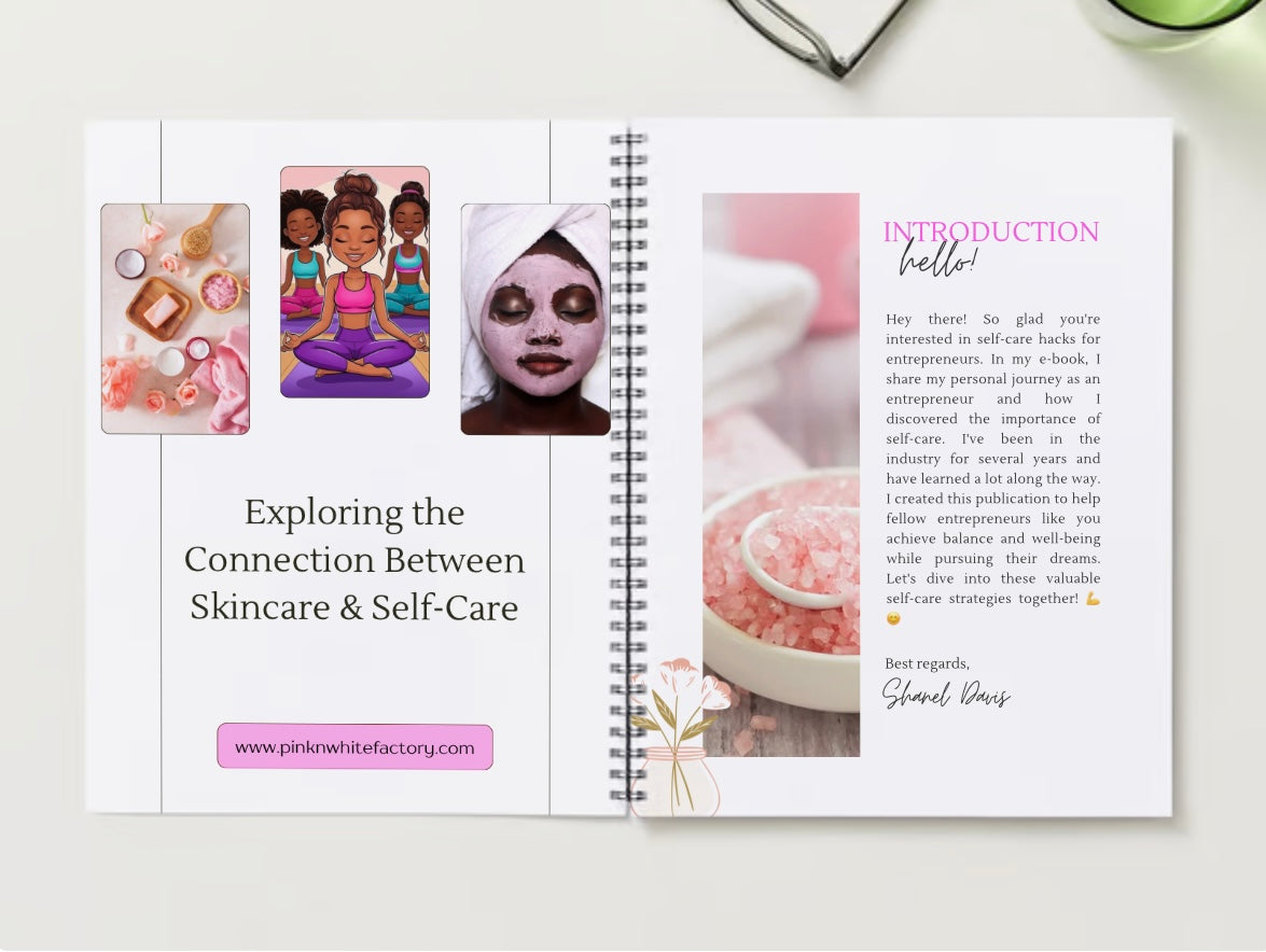 Self Care / Skin Care Digital/Printable Planner