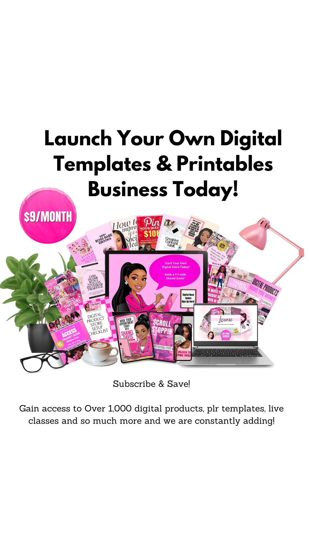 Pink Vault Digital Library: 3 Day FREE Trial - Resell Rights Included